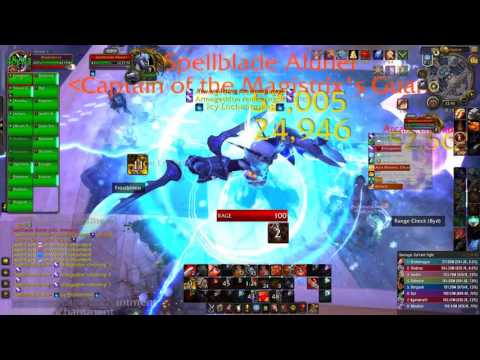 The Nighthold Mythic Spellblade Aluriel warior dps