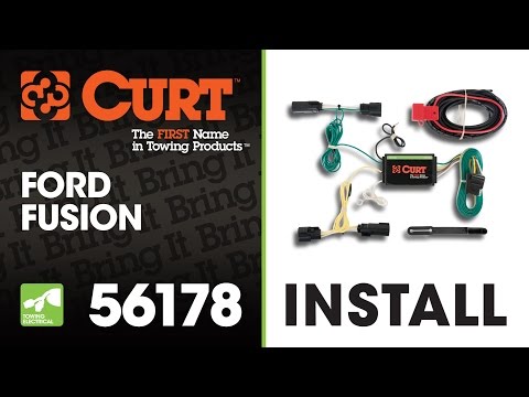 Trailer Wiring Install: CURT 56178  Taillight Converter on a Ford Fusion