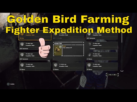 LET IT DIE Golden Bird Farming Method by Sending Fighters on Expeditions
