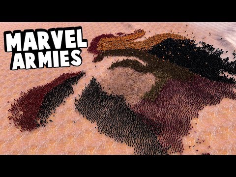 All Marvel Superhero Armies Fight Each Other - Who Wins? - Ultimate Epic Battle Simulator