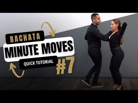Bachata Minute Moves - Bachata Shoulder Turn - Demetrio & Nicole - Bachata Dance Academy