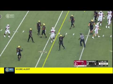 2018 USC vs Vanderbilt - 4 plays, 75 yards, 55 Seconds
