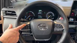 2021-2024 Toyota Sienna Hybrid Oil Change And Scheduled Maintenance Reminder Reset Instructions