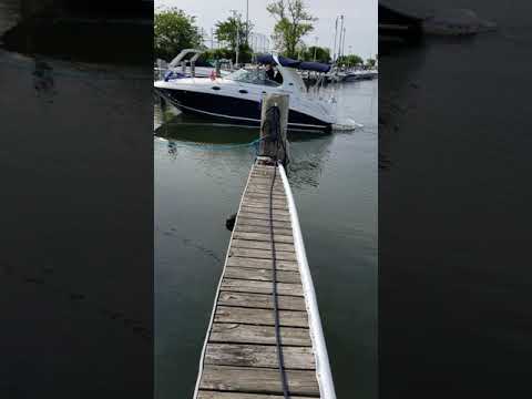 Docking lessons Sea ray sundancer