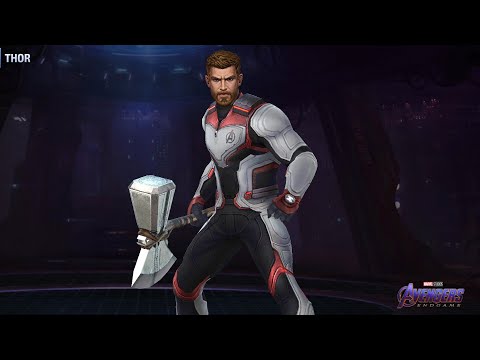T3 Thor team suit (mythic) uni Vs Ebony stage 40 - Marvel Future Fight