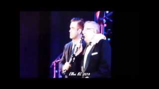 10/12 Robbie Williams &amp; father - Do Nothing Till You Hear From Me, Amsterdam 4-5-2014