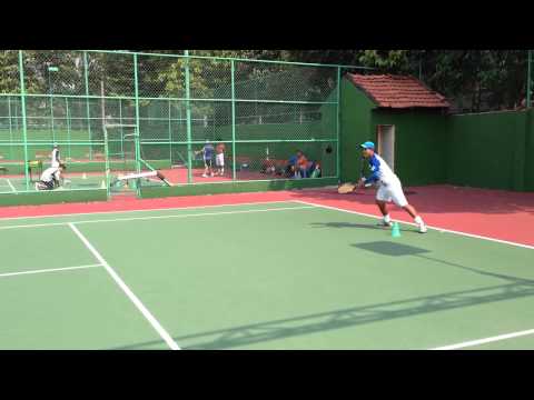 tennis247 - Buổi tập của các tay vợt chuẩn bị thi đấu Davis Cup