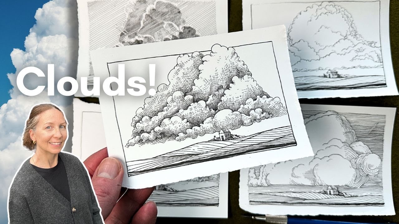 How To Draw Clouds with Pen and Ink