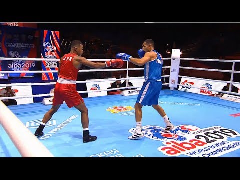 Round of 32 (69kg) OKAZAWA Sewonrets (JPN) vs HAMBLI WAHID (FRA) /AIBA World 2019