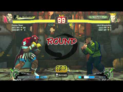 SSF4 AE: Popaa Bear(Balrog) vs imstilldadaddy(Guile) - HD 720p