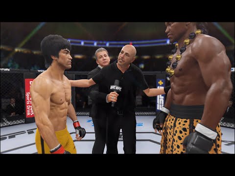 Bruce Lee vs. Shaka Zulu - EA Sports UFC 4 - Epic Fight 🔥🐲