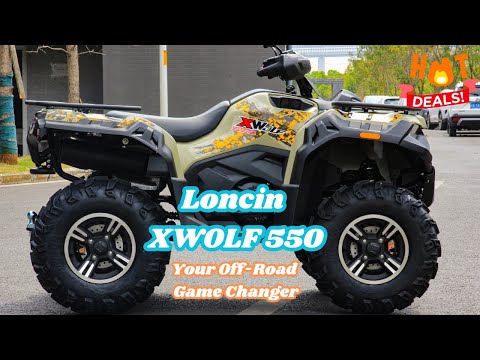 Loncin XWOLF 550 The KING of Off-Road ATVs for Adventure Seekers!
