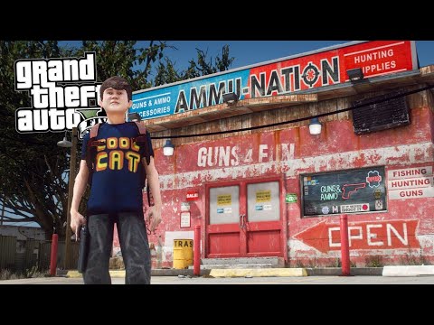 PAPÀ MI COMPRA LE ARMI! - GTA 5 REAL LIFE ONLINE