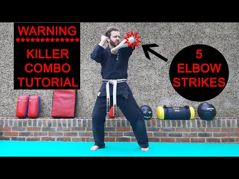 Elbow Strikes * KILLER COMBO * Devastate Your Opponent Fast *