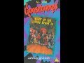 Original VHS Closing Goosebumps Night Of The Living Dummy III UK Retail Tape