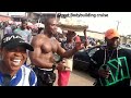 Street Bodybuilding cruise in Nigeria by Mike Odion | African Natural Muscle god #muscle #weekend