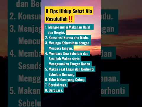 YouTube · Umy Bachtiar — Ingin hidup sehat seperti Rasulullah? Yuk, coba 8 tips sederhana yang bisa bikin hidupmu lebih...
