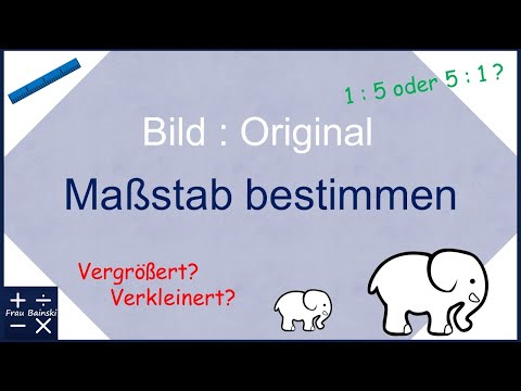 Scale: How do you determine the scale? Recognizing enlargement and reduction...