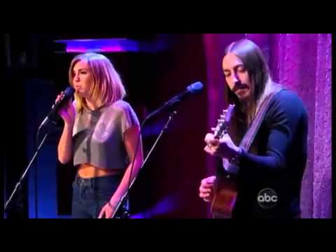 Miley Cyrus ft Johnzo West - You're Gonna Make Me Lonesome When You Go - Jimmy Kimmel Live 2012