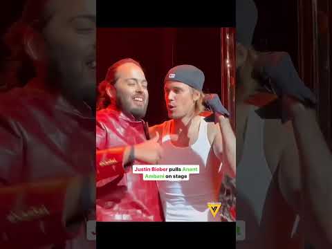 Justin Bieber reached Ambani Wedding😍✨ #ambanifamily #anantradhikawedding #radhikamerchant