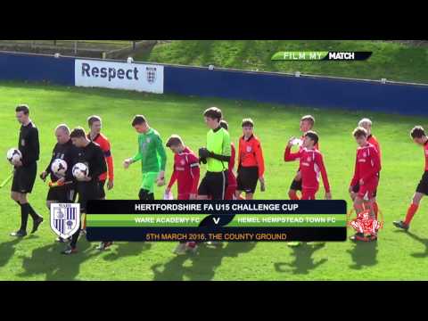 Ware FC v Hemel Hempstead Town FC  Highlights | Hertfordshire FA U15 Challenge Cup Final