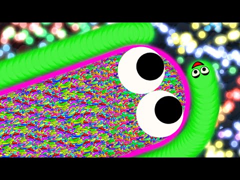 Slither.io 1 Pro Tiny Snake Destroy Giant Noob Snakes - Epic Slitherio Gameplay