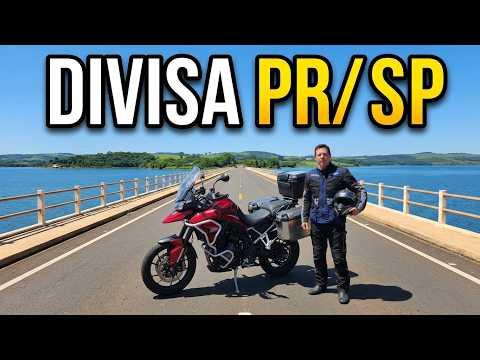 Cruzei a Divisa PR/SP de Moto: Cachoeiras, Pontes Incríveis e 450 km de Estrada