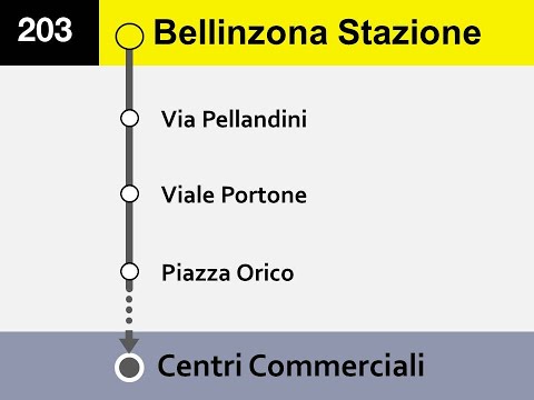 [PostAuto] Ansagen Bus 3 Bellinzona - S. Antonino