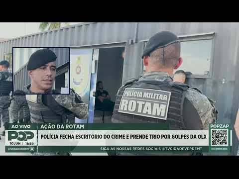 Polícia fecha escritório do crime e prende trio por golpes da OLX