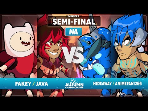 Fakey & Java vs Animefan1266 & Hideaway - Winners Semi-Final - Autumn Championship 2023 - NA 2v2