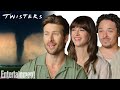 Twisters Stars Glen Powell Daisy Edgar Jones Anthony Ramos On Recreating A Classic Film