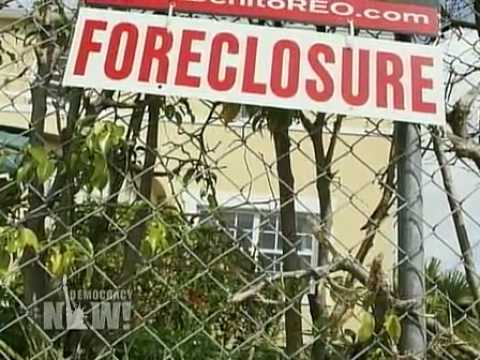 Foreclosures Hit All-Time High, Wall Street on Pace to Hand Out Record Bonuses 10/15/09 1 of 4