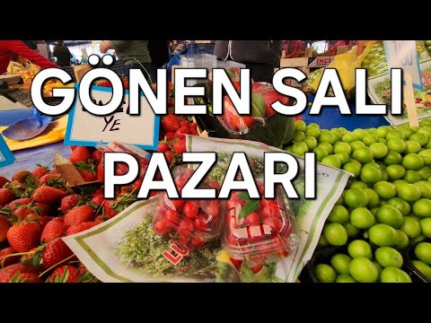 Kiraz, Şeftali, Yeni Dünya,Kayısı,taze  yaprak Gönen Pazarında- 30 Nisan 2025- #keşfet #viralvideo