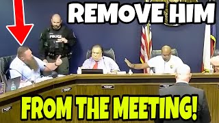 COPS CALLED to Remove Councilman Lowry!