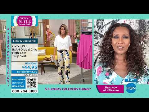 HSN | IMAN Global Chic Fashions 04.22.2023 - 04 PM