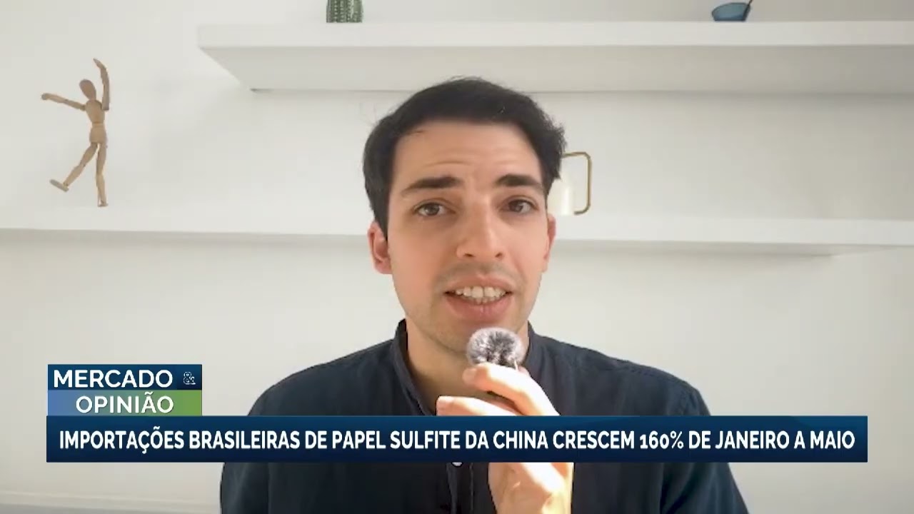 Importações de papel sulfite da China crescem 160% de janeiro a maio