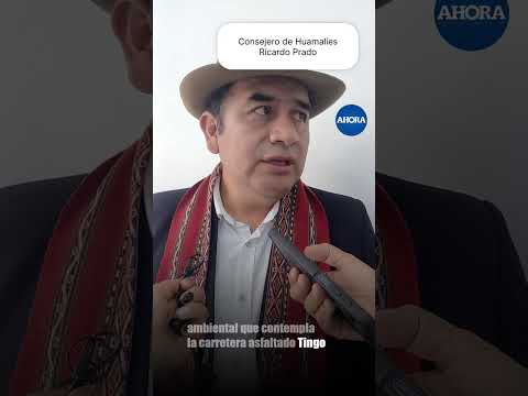 🌱 Ricardo Prado anuncia monitoreo de calidad de aire en la vía Tingo Chico–Llata–Antamina 🌬️📍