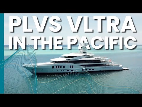Amels 242 PLVS VLTRA superyacht in the Society Islands 2018