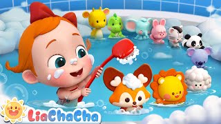 Download lagu 🔴 LIVE |Animals in the Bathtub | Learn Numbers Song | LiaChaCha Nursery Rhymes & Baby Songs mp3