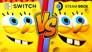 Spongebob Squarepants The Cosmic Shake Switch Vs. Steam Deck Comparison
