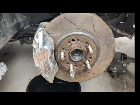 Lexus sc300 big brake upgrade ls400 4 piston calipers & slotted rotors