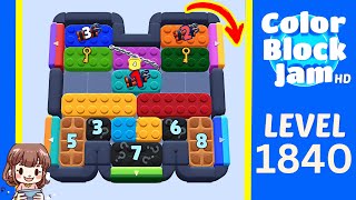 Soluzione del Livello 1840 di Color Block Jam