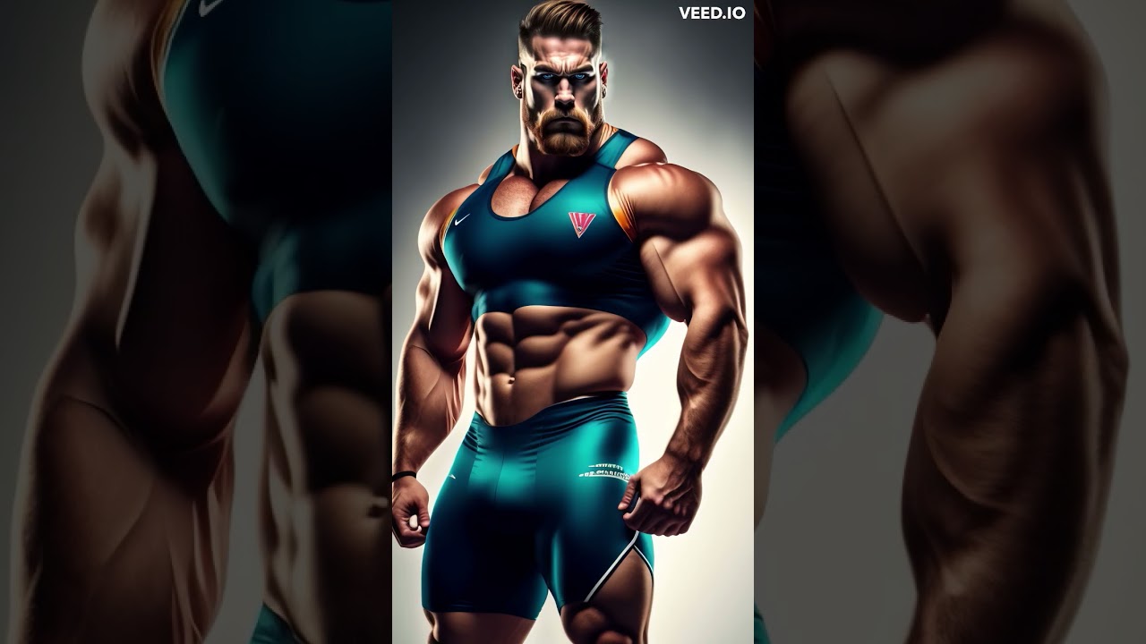 AI makes body builder Images #bodypositivity #fitness #exercise #ai