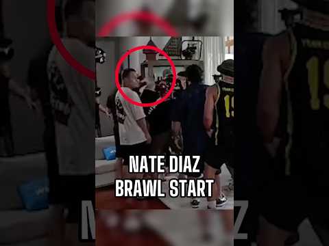 🚨 New footage of Nate Diaz brawl at Russian TUF
