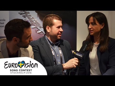 Interview with Måns Zelmerlöw and Petra Mede - Eurovision 2016 hosts