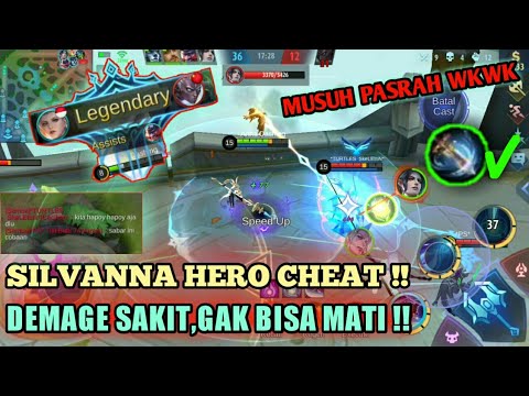 KOCAK !! SILVANA Pake build ini!! musuh minta ampun wkwk