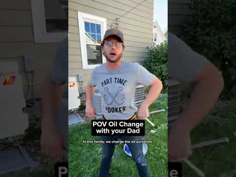 POV Oil Change with your Dad #shorts