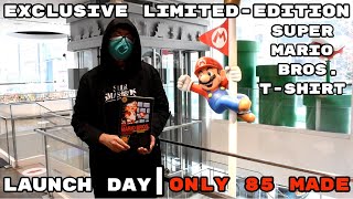 Exclusive Limited-Edition Super Mario Bros. T-shirt at Nintendo NY [Super Mario 35th Anniversary]
