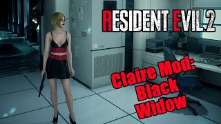 Claire Mod Black Widow - Resident Evil 2 Remake