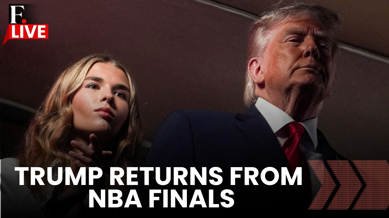 TRUMP LIVE: Trump Returns to White House After NBA Finals Appearance at MSG
